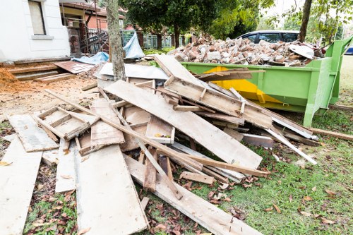 Experts performing flat clearance in Woolwich
